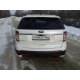 Защита заднего бампера уголки 76 мм ТСС для Ford Explorer 2011-2015