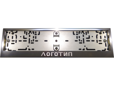 Рамка номерного знака Kia Mohave (комплект) ТСС для 2008-2016