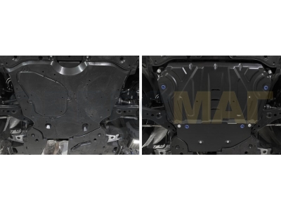 Защита картера и КПП Rival для Toyota RAV4 2019-2021